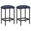 vidaXL Sgabello da bar 2 pz Blu 40 x 32 x 64 cm Legno ingegnerizzato