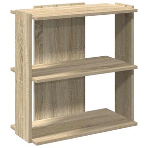 vidaXL Libreria 3 Ripiani Rovere Sonoma 60x30x60 cm Legno Multistrato