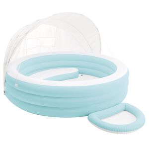 INTEX Float Lounge da Piscina con Tenda 277 x 221 x 137 cm Rotondo per