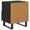 vidaXL Armadio da Notte con cassetto Rovere Nero 40 x 35 x 47,5 cm