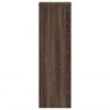 vidaXL Supporti per Piante 2 pz Marrone 25x25x80 cm Legno Multistrato