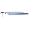 vidaXL Cornice per Tenda Manuale con LED 4 x 2 m