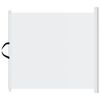 vidaXL Cancelletto Retrattile per Animali Domestici Bianco 102,5x125cm