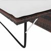 vidaXL Divano da Giardino in Polyrattan Marrone