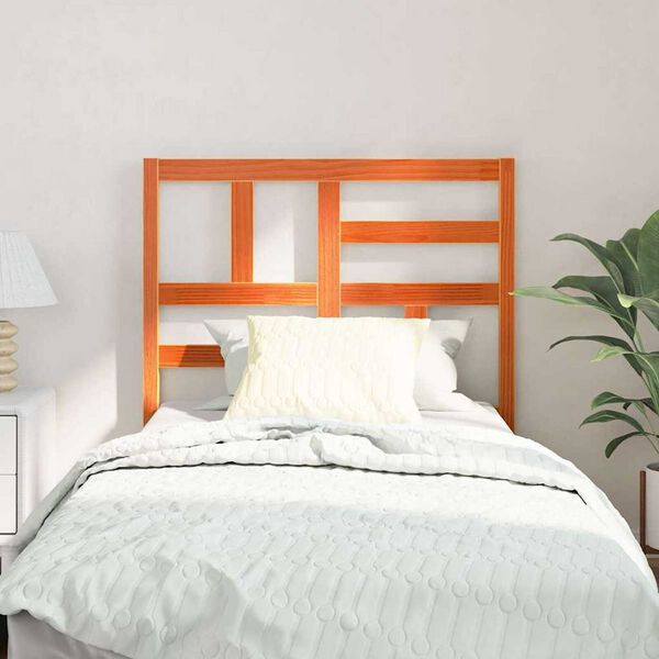 vidaXL Testiera del letto Marrone cerato 80,5 x 4 x 104 cm