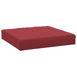 vidaXL Cuscino per Pallet Rosso Vino in Tessuto Oxford