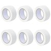 vidaXL Nastri Adesivi per Pittori 6 pcs Bianco 50mm x 50m Carta