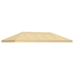 vidaXL Copertura Tenda Gazebo 6 x 3 m Crema Poliestere 190