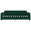 vidaXL Divano Letto Estraibile Cassetti Verde Scuro 80x200cm Velluto