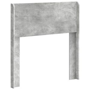 vidaXL Testiera Letto Grigio Cemento PB