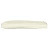 vidaXL Cuscino Crema 100 x 40 x 8 cm Tessuto Oxford