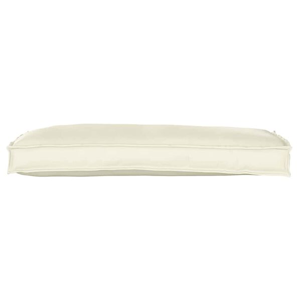 vidaXL Cuscino Crema 100 x 40 x 8 cm Tessuto Oxford