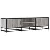 vidaXL Mobile TV Grigio Sonoma 160x35x41cm Legno Multistrato e Metallo