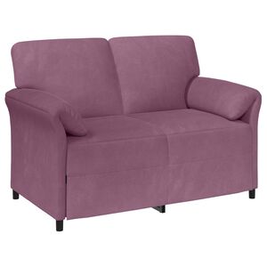 vidaXL Divano a 2 Posti Viola 138 x 83 x 95 cm Velluto