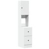 vidaXL Mobile da Cucina Bianco 35x50x180 cm in Truciolato