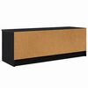 vidaXL Mobile TV Rovere Nero 102 x 35 x 36,5 cm Legno multistrato