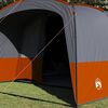 vidaXL Tenda Familiare con tetto Grigio e arancione 760 x 645 x 230 cm