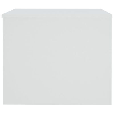 vidaXL Tavolino da Salotto Bianco 80x50x40 cm in Legno Multistrato