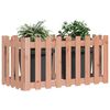 vidaXL Fioriera Rialzata Giardino Recinzione 100x50x50cm Legno Douglas