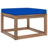 vidaXL Set Salotto Giardino Pallet Cuscini 3 pz Legno Pino Impregnato