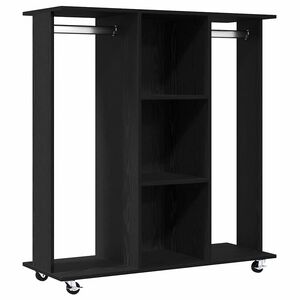vidaXL Guardaroba Rovere nero 102 x 38 x 110 cm Legno ingegnerizzato