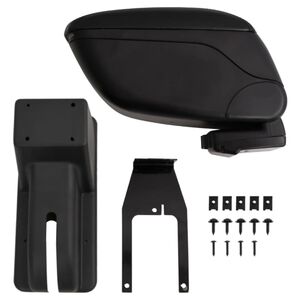 vidaXL Bracciolo Auto Nero 12x29x(32-46) cm ABS