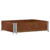 vidaXL Paretale per Pallet Marrone 80x60 cm in Legno Massello di Pino