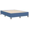 vidaXL Struttura letto piattaforma Blu 140 x 200 cm Tessuto