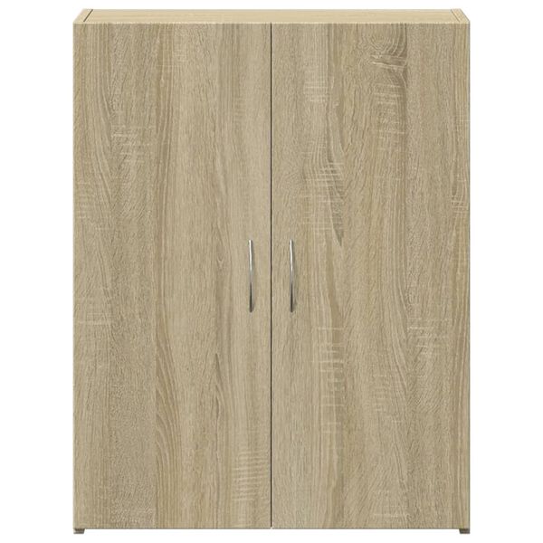 vidaXL Schedario Rovere Sonoma 60x32x77,5 cm in Legno Multistrato