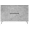 vidaXL Credenza Grigio Cemento 101,5x35x70 cm in Legno Multistrato