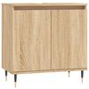 vidaXL Mobile da Bagno Rovere Sonoma 58x33x60 cm in Legno Multistrato