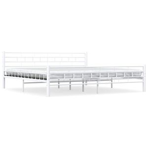 vidaXL Giroletto Bianco in Metallo 200x200 cm