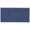 vidaXL Pannelli Murali 12 pz Blu 30x15 cm Tessuto 0,54 m²