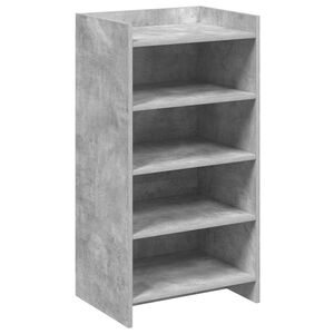 vidaXL Mobile per scarpe Grigio Cemento 48 x 36 x 92 cm