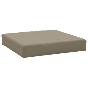 vidaXL Cuscino per Pallet Tortora 60x60x6 cm in Tessuto Oxford