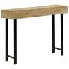 vidaXL Tavolo Consolle in Legno Massello di Mango 102x30x79 cm