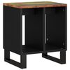 vidaXL Tavolino 40x31x46 cm Legno Massello Recupero e Multistrato