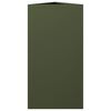 vidaXL Fioriere 2 pz Verde Oliva Triangolari 40x34,5x70 cm in Acciaio