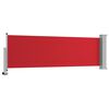 vidaXL Tenda Laterale Retrattile per Patio 80x300 cm Rosso