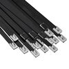 vidaXL Fascetta per Cavi 50 pz 7,9 x 250 mm Nero