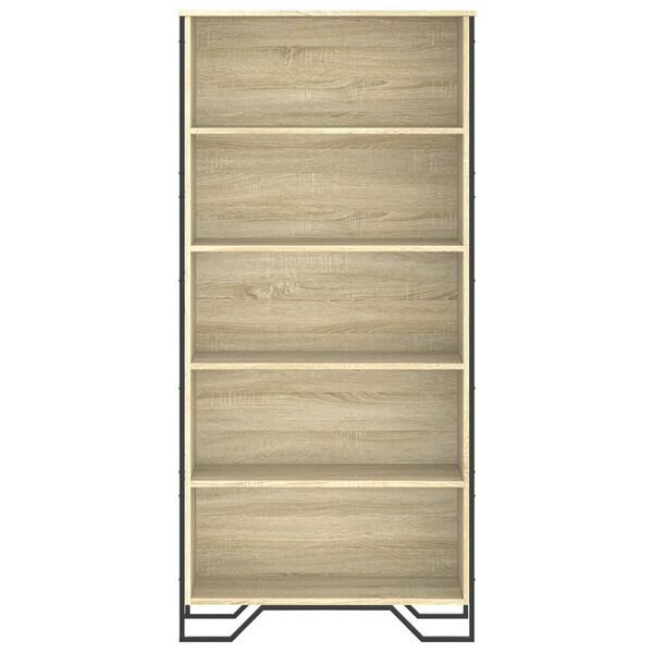 vidaXL Libreria Rovere Sonoma 80x31x169 cm in Truciolato