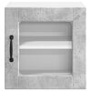 vidaXL Mobile da cucina con porta 2 pcs Grigio cemento 40 x 31 x 40 cm