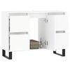 vidaXL Mobile da Bagno Bianco 80x33x60 cm in Legno Multistrato