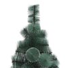 vidaXL Albero di Natale Artificiale con Supporto Verde 180 cm PET