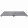 vidaXL Base per ombrellone Aspetto legno grigio scuro 100 x 100 x 4 cm