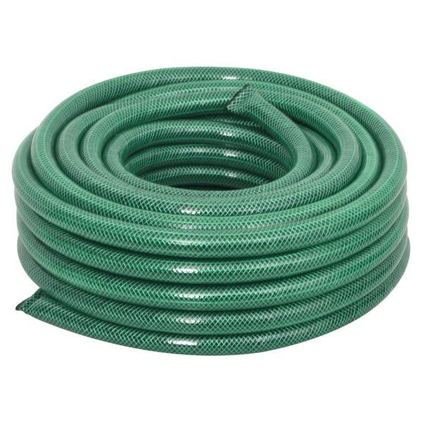 vidaXL Set Tubo da Giardino con Raccordi Verde 0,75" 20 m in PVC