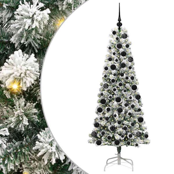 vidaXL Albero di Natale Artificiale con Rami Pieghevoli 180 cm
