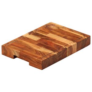 vidaXL Tagliere 30x21x4 cm in Legno Massello di Acacia
