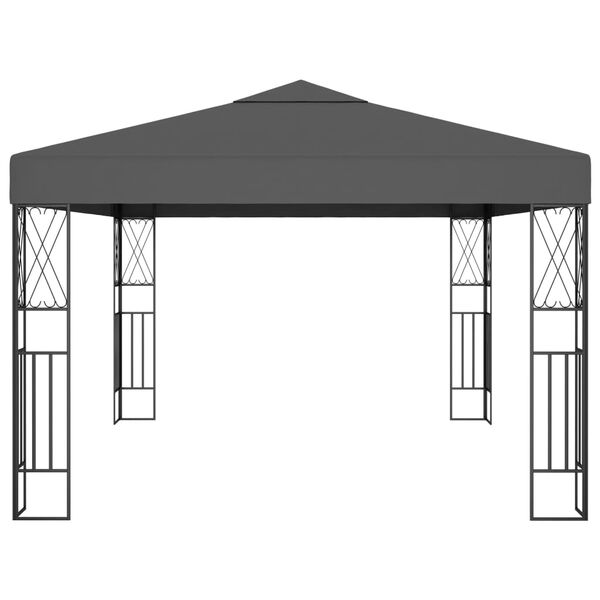vidaXL Gazebo 3x4 m Antracite in Tessuto