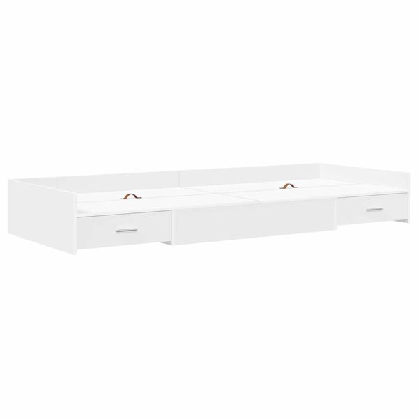 vidaXL Struttura del letto Bianco 80 x 200 cm Legno multistrato